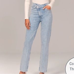 Abercrombie ultra high rise 90s straight